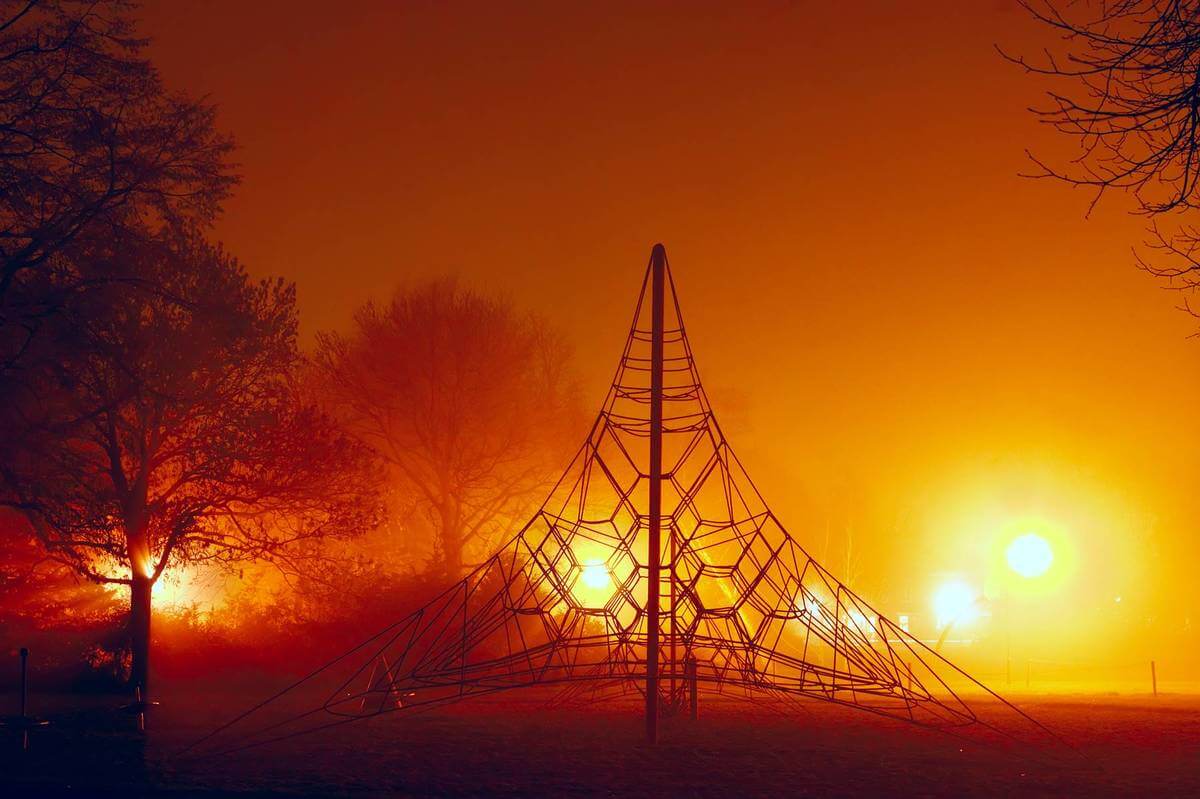 playground at night